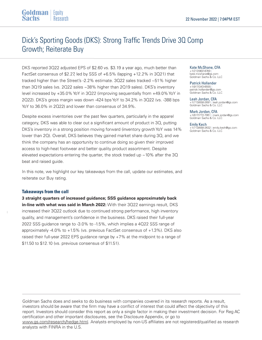 Dick's Sporting Goods (DKS)_ Strong Traffic Trends Drive 3Q Comp Growth; Reiterate Buy(1)Dick's Sporting Goods (DKS)_ Strong Traffic Trends Drive 3Q Comp Growth; Reiterate Buy(1)_1.png